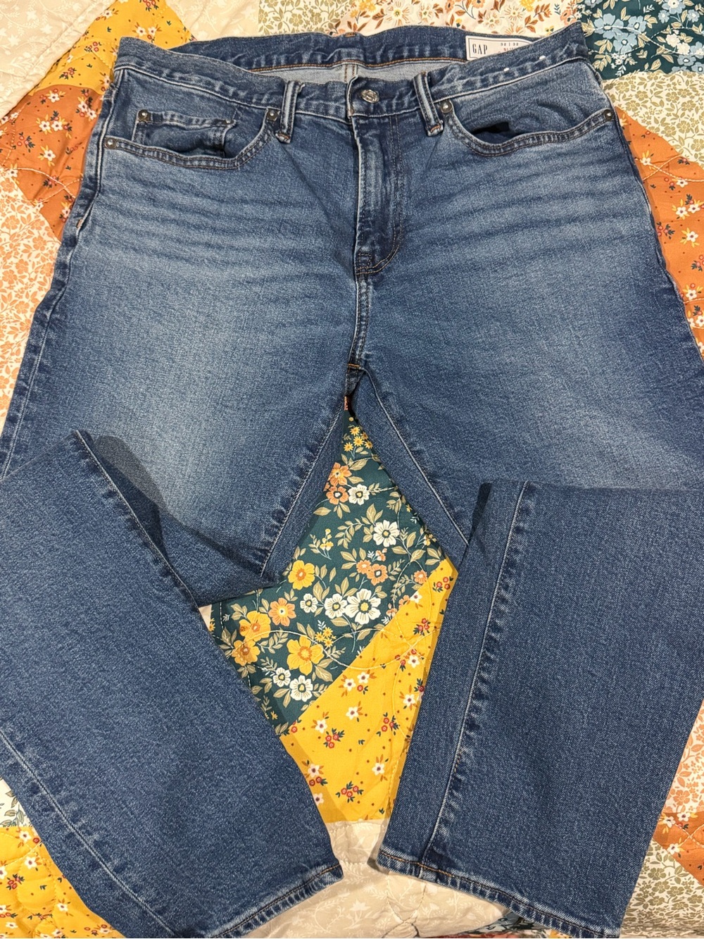 GAP flex Slim Men's Jeans in Mid Blue Wash
